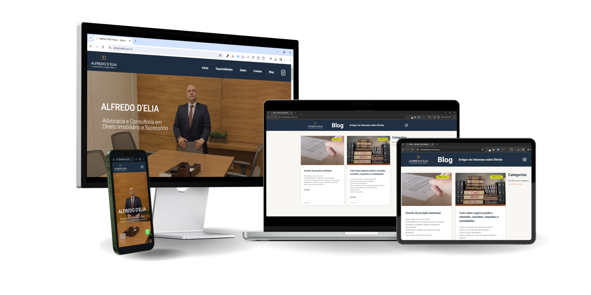 Site Advogado Alfredo D Elia